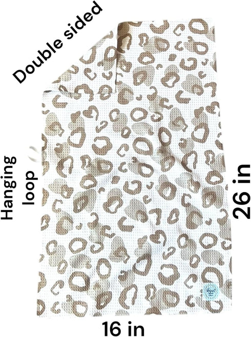2 Pack || Double Sided || Waffle Weave Microfiber || Tea Towels || Highly Absorbent || Hanging Loop || Dish Cloths ||