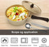 AHIER Korean Ramen Cooking Pot with Lid, Spoon, and Chopsticks, Fast Heating Noodle Pot for Kitchen Cookware (Single