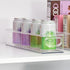 iDesign Small Pantry Bin with Handles - Stackable Organizer Bins for Kitchen, Clear, Made in USA