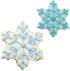 Ann Clark Christmas Snowflake Cookie Cutters 2-Pc Set, 2.5", 3.25", Made in USA