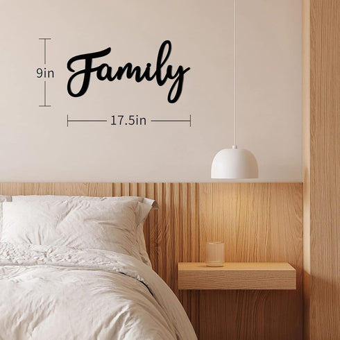 Family Wall Decor Signs for Home, Rustic Letter Family Signs (style2)