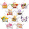 Barelove Clear Fillable Ornaments Balls Decoration, 10 PCS Transparent DIY Craft Baubles for Home Decor Party Gift