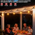 20 Pack Lewufe Outdoor String Lights Clips, Stainless Steel Lights Hanger Hooks for Hanging Christmas Light, Fairy