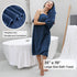 8 Set-2 Sheets,2 Towels,4 600GSM Oliven Pcs Navy Oversized Bath Sheet Large Bath Towel Hand Washcloths Soft Highly