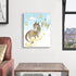 Set, Decor(12X16 Inch) CHDITB Little Dragon Wall Art, Spread Your Wings Framed Canvas Wall Art Fantasy Dragon Decor