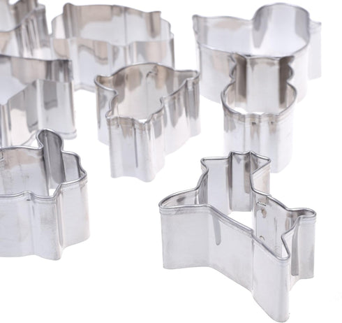 Cosmos Set of 9 Mini Animal Shapes Cookie Cutters, Molds for Birthday Party