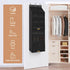 Closet 7-Shelf 1 Pack STORAGE MANIAC Over the Door Shoe Organizer with Curtain Dustproof Heavy-Duty Large Deep Pocket