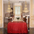 Eternal Beauty Red Square Sequin Tablecloth, Sparkly Overlay for Wedding Party Birthday Baby Shower Christmas 48"x48"
