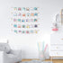 BIZYAC Hanging Photo Display Room Wall Decor - Sculptural Picture Frames Collage with 30 Clips