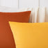 Mixhug Decorative Throw Pillow Covers, Velvet Cushion Covers, Solid Throw Pillow Cases for Couch and Bed, Mustard