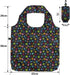 HOLYLUCK Heavy Duty Reusable Grocery Bags, Foldable Shopping Tote Bag (Standard, 3 Dog Paw Prints)