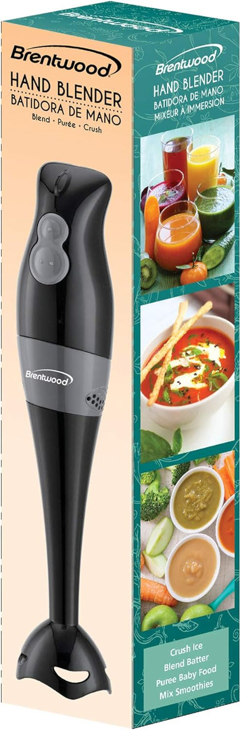 Brentwood Appliances HB-32BK 2-Speed 200-Watt Hand Blender in Black
