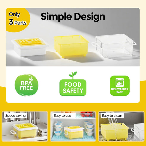 MANBA Tofu Press - Tofu Press Dishwasher Safe for Easily Pressing Out Water from Organic Silken Soft Tofu and Extra