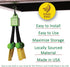 Banana Bungee The Original Banana Hanger, Under Cabinet Banana Hook & Holder Stand Alternative, Made in USA