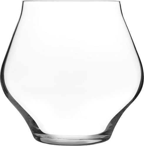 Luigi Bormioli Supremo 15.25 oz Pinot Noir Stemless Wine Glasses, Set of 2, Clear