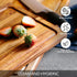 Wooden Cutting Board for Kitchen, Acacia Wood Chopping Board for Meat, Vegetables, Fruit & Cheese, 15x10 Inches