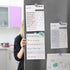 Glass Strong Magnetic Fridge Magnets, Round Cute Colorful Kitchen Magnets for Office Whiteboard, Cabinet, Dishwasher,