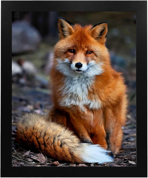 8x10" "Cute Woodland Fox" Wall Art Print - Unframed Forest Animal Print Ideal For Home decor, Nursery Decor,Woodlands