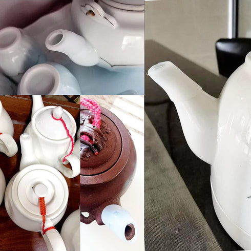 Teapot Spout Silicone Cover Sleeve Protector, 3pcs Leak-proof Coffee Teapot Spout Covers for Tea Kettle Accessories