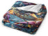 Qvintra Cozy 60"X50" Crab Blanket Crabs Throw Blanket Soft Warm Fuzzy Fleece Lightweight Plush Merch Animals Decor