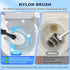 Set Set 5 Electric Toilet Brush and Holder Electric Toilet Bowl Brush Toilet Brush Cleaner with Refills Disposable