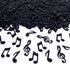 JNSAXMI Confetti Musical Notes Confetti Black Musical Clef Cutout for Music Party Reception