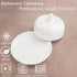 Porcelain Butter Dish with Lid for Countertop - Durable Butter Keeper for East and West Coast Butter (6 Inch Round)