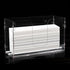 evron Countertop Paper Towel Dispenser & Wall Mount Clear One-Hand Pull C Fold Z Fold Trifold and Multifold Paper Towel