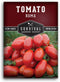 Roma Tomato Seeds for Planting - Determinate Heirloom Paste Tomato Variety for