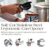 Bellemain Stainless Steel Manual Can Opener, Ergonomic Heavy Duty Hand Held Smooth Edge for Seniors, Easy to Use