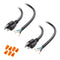 Cable Matters 2-Pack 14AWG 3-Prong Power Cord Replacement, Appliance Cord 10ft
