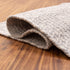 Super Area Rugs Farmhouse Braided Rug, Cotton Kitchen Reversible Carpet, Gray & White, 2' X 3'
