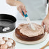 Springform Cake Pan Set of 3, Round Leakproof Nonstick Cheesecake Pans with Removable Bottom, Stainless Steel