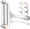 Zulay Kitchen Stainless Steel Wire Cheese Slicer - Adjustable Hand Held Cheese
