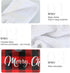 Boccsty Christmas Tree Truck Fingertip Bath Towels, 2 Pcs Red Black Plaid Tartan Kitchen Hand Towels