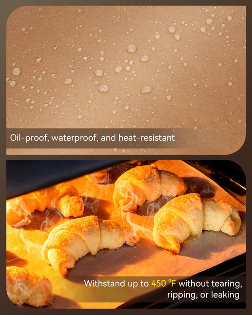 Parchment Paper Sheets, 9x13 In Non-Stick Precut Baking Parchment for Grilling, Air Fryer, 100PCS