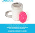 Wide Mouth Mason Jar Lid with Strainer - Silicone Bacon Grease Saver