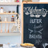Metal Kitchen Wall Decor, This Kitchen is Seasoned with Love Sign, Rustic Iron Letters for Kitchen Farmhouse