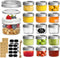 ComSaf Mini Mason Jars Bulk 4oz 16PCS, Regular Mouth Mason Jar with
