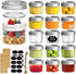 ComSaf Mini Mason Jars Bulk 4oz 16PCS, Regular Mouth Mason Jar with
