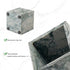 Desk,3.93inch Real Luxurious Natural Marble Toothbrush Holder & Makeup Brush Organizer & Pen Holder for Square Marble