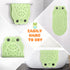 30"x18" Baby Bath Mat for Tub Non Slip Bathtub Mat Ruber Cartoon Frog Shower Mats for Toddlers and Kids Cute Bath Mats