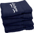 13x13 inches Set 6 Makeup Remover washcloth. Turkish Cotton Perfect for Makeup Bag - of - Navy Blue