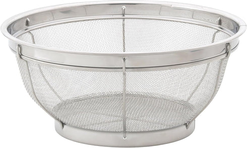 HIC Kitchen Reinforced Mesh Colander, 11.5-Inch, 18/8 Stainless Steel