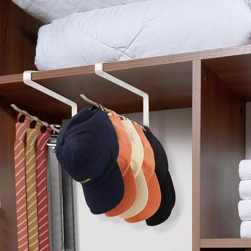 2 Pack 20 Tumbler Lid Organizer, Horizontal Tumbler Lid Storage Hook to Hold Up Lids, Space Saving Cup Lid Holders