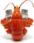 Set Hodao Lobster With Salt and Pepper Shaker Figurines Decoration Lobster with Holder Figurine for Beach Bar
