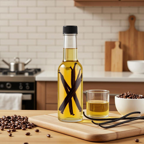 Ahhute 5oz Set 24 Sauce Bottles, Small Olive Oil Bottles with Shrink Capsules, Mini Vanilla Wine Bottle for Wedding