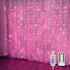 200 6.5ft 6.5ft suddus Curtain Lights for Bedroom, Led x Hanging String Lights Outdoor, Fairy Curtain Lights