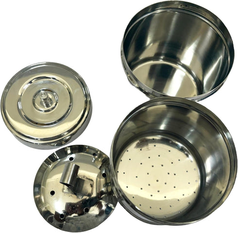 South Indian Coffee Maker - 5-6 Cup Decoction Brewer Dripper, Stainless Steel Filter, 300ml