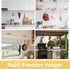Counter Self Adhesive Banana Hook Under Cabinet Foldable Banana Hanger Hook Under Banana Hook to Keep Bananas Fresh